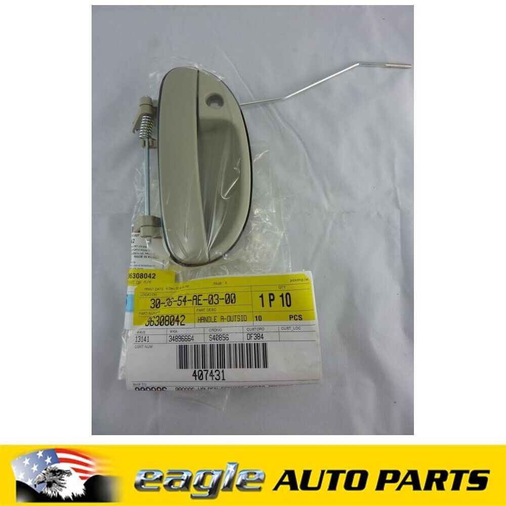 DAEWOO NUBIRA 98 - 03 LHS FRONT DOOR HANDLE NOS GENUINE # 96308042
