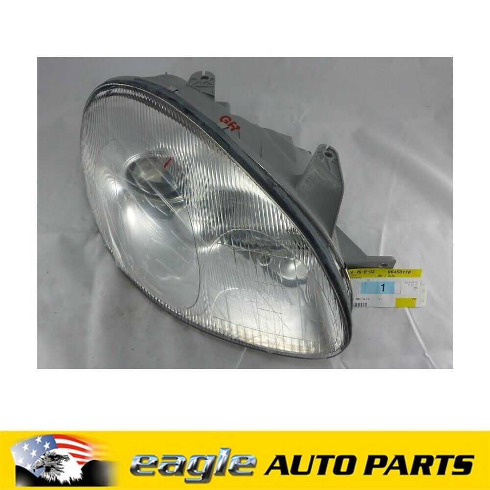 DAEWOO 2002 LEGANZA RIGHT HAND HEADLIGHT ASSEMBLY NOS GENUINE # 96450118