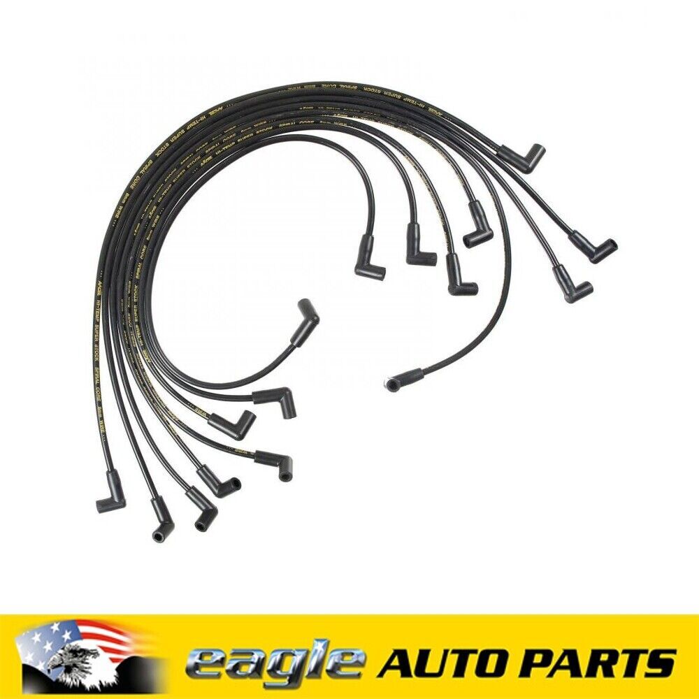 CHEV 283 327 350 383 HEI 900 / 900 SPARK PLUG LEADS BLACK # ACC-5148K