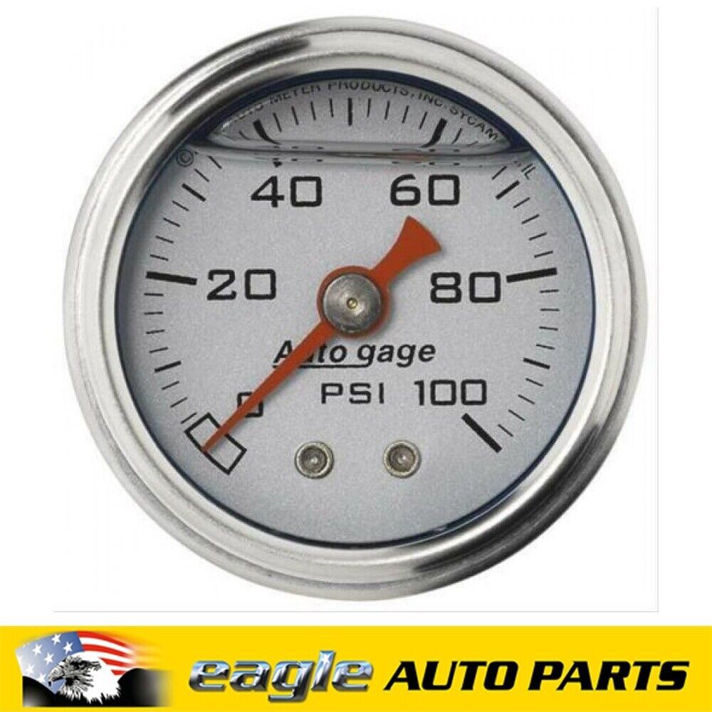 Autogage Analog Gauge Fuel Pressure 0-100 psi 1 1/2 in # AU2180