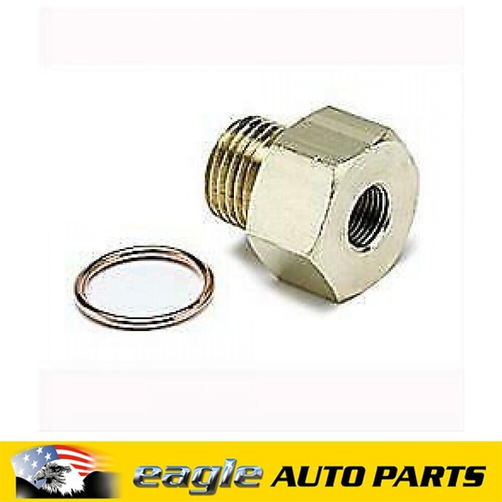 AUTOMETER OIL PRESSURE ADAPTER M16 x 1.5 MALE to 1/8" NPT FEMALE # AU2268