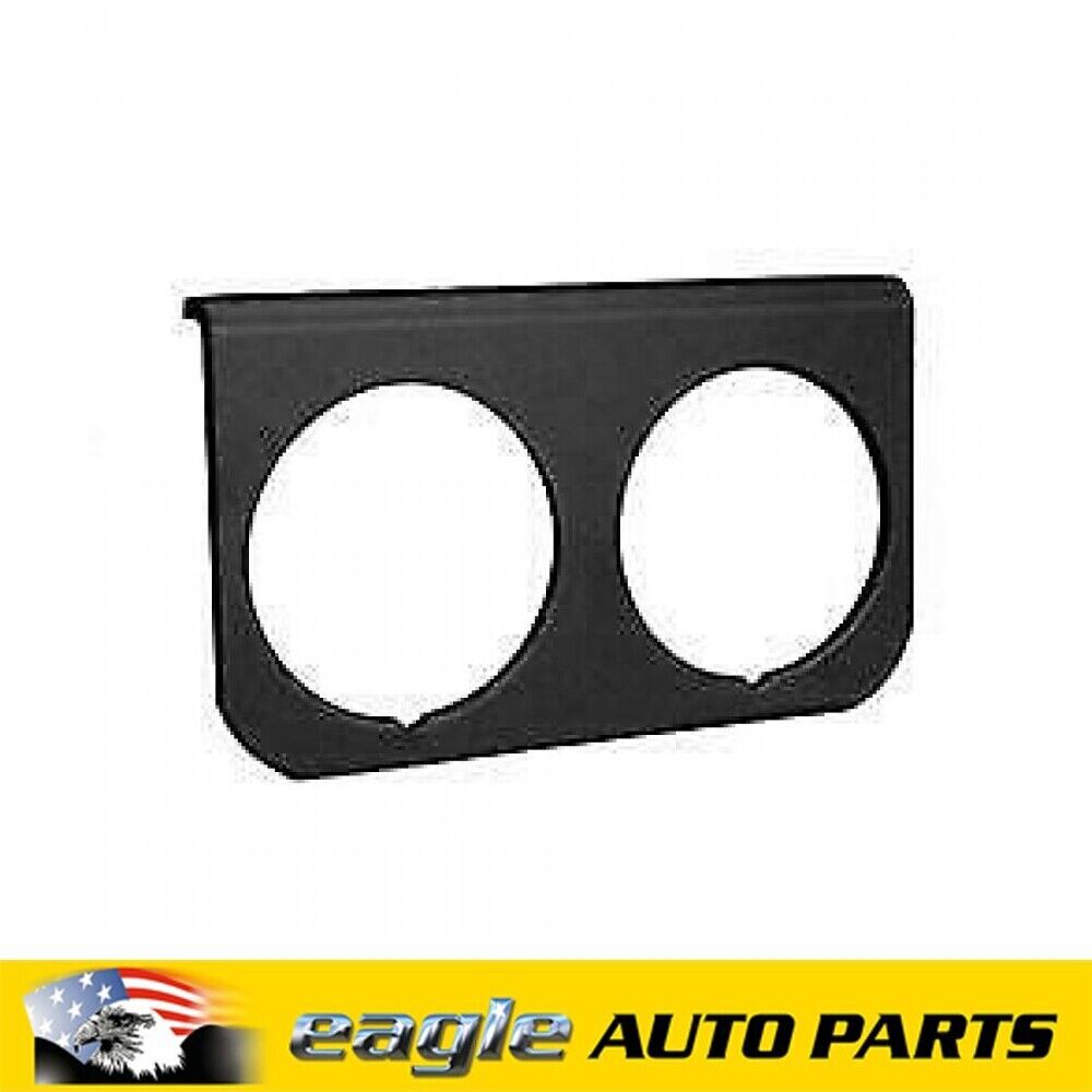 Auto Meter 2 5/8" Dual Gauge Black Aluminum Mounting Panel # AU3232