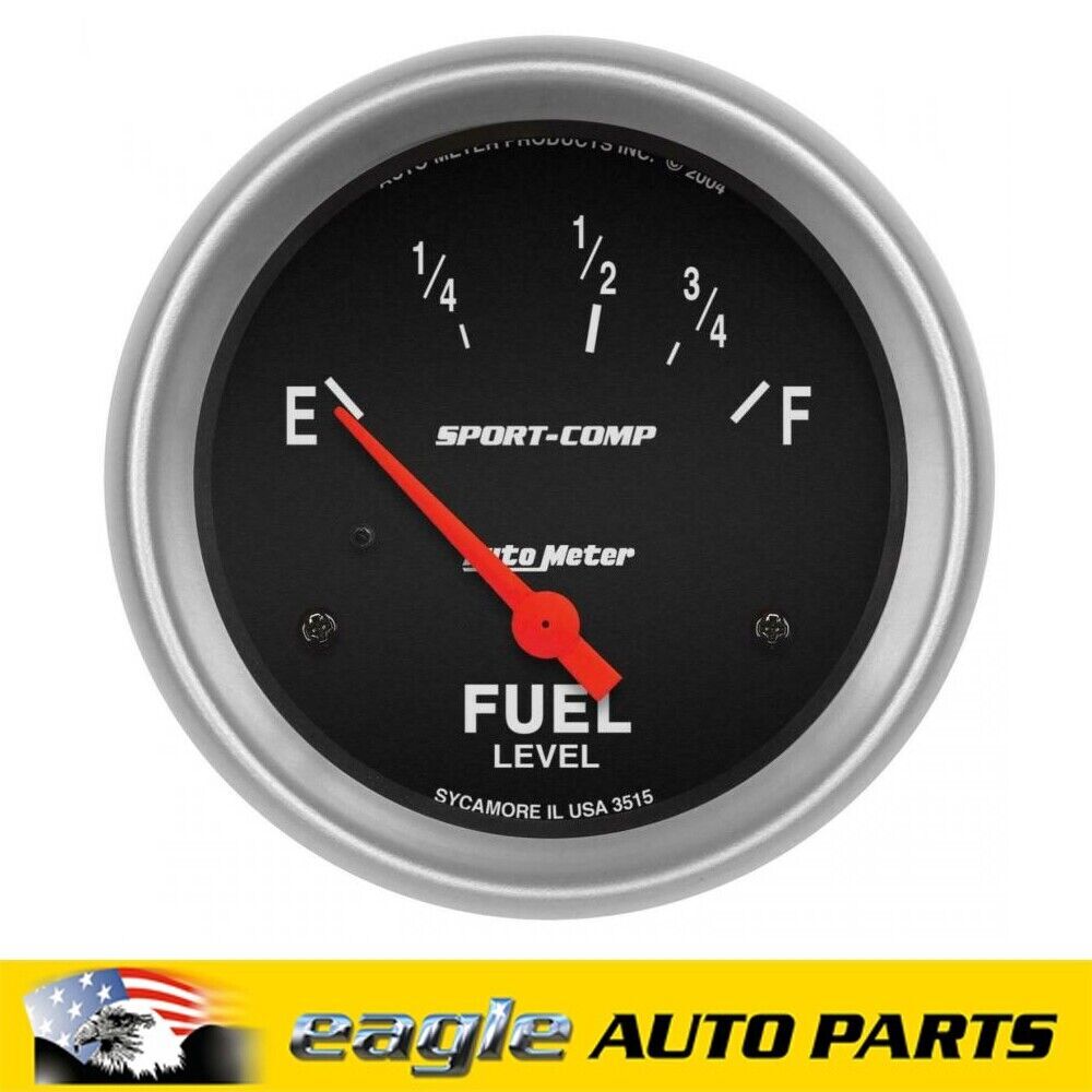 AUTOMETER SPORTS COMP Fuel Level GAUGE Empty/Full 2 5/8" 73 Ohms # AU3515