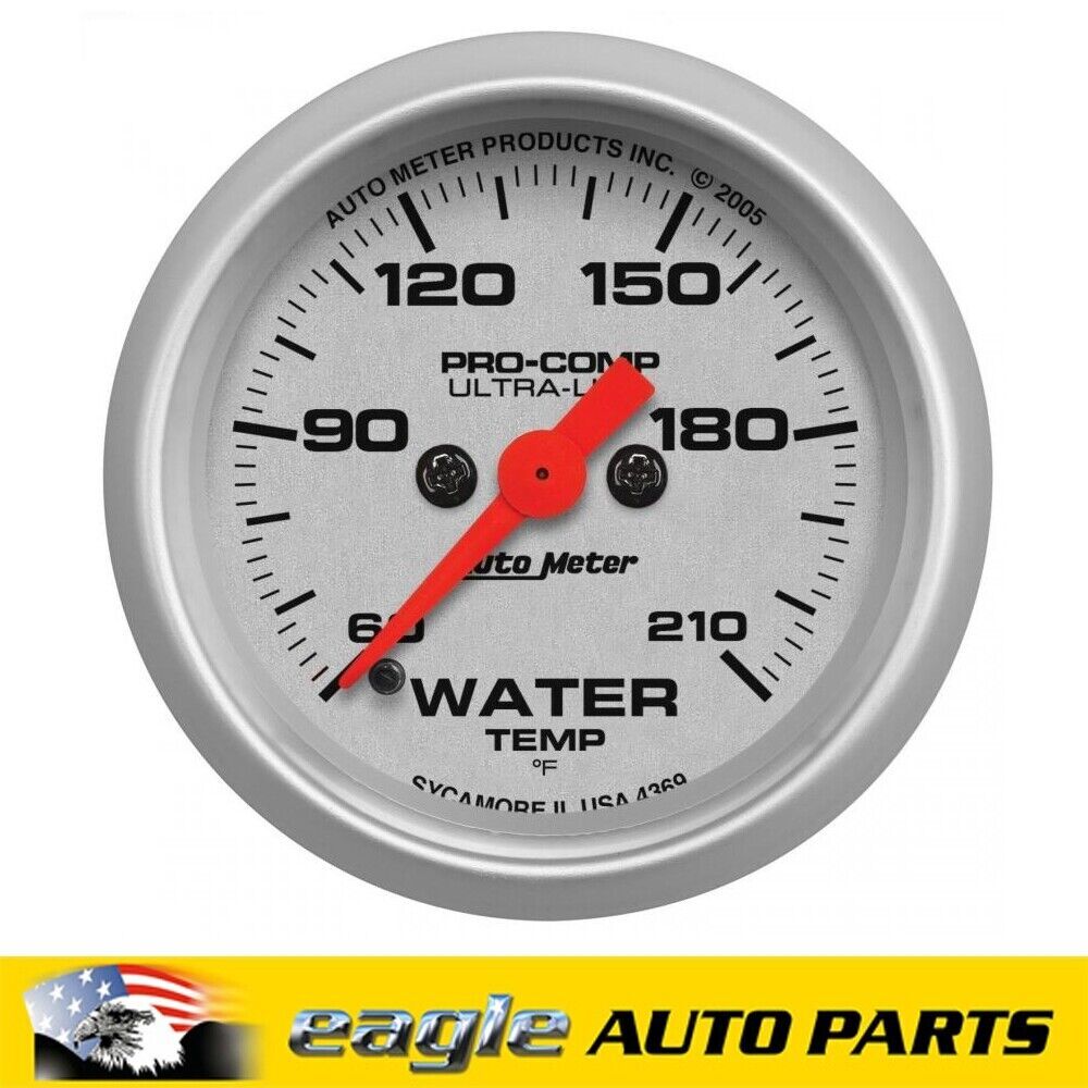 AutoMeter Ultra-Lite Analog Gauge Water Temperature 2 1/16" # AU4369