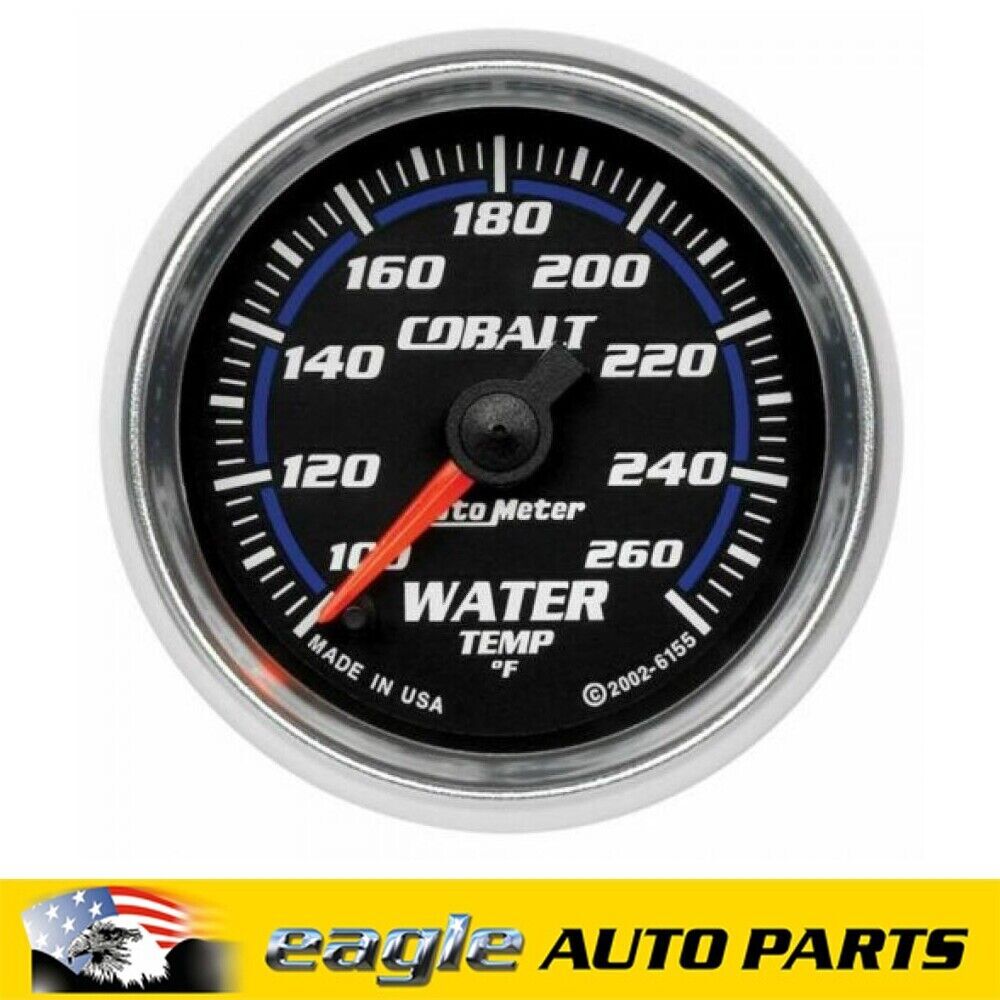 AutoMeter 2 1/16" Cobalt Water Temprature Gauge 100 - 2600F # AU6155