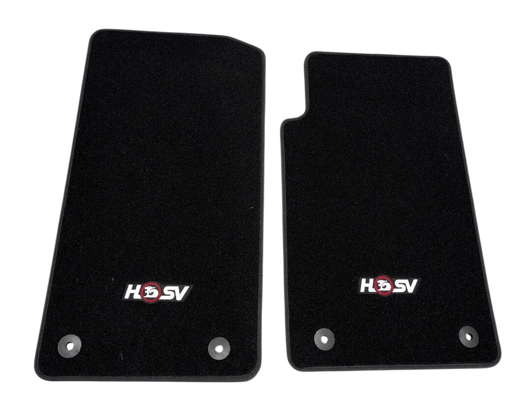 Holden HSV VE Maloo Ute Floor Mats Front Pair Genuine Onyx # B06-120501NY