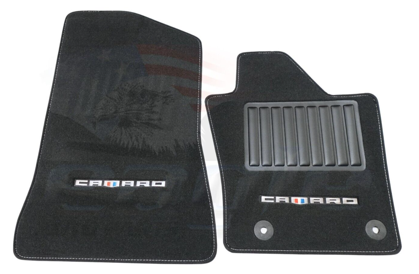 HSV Genuine Camaro Front Carpet Floor Mat Set Right Hand Drive # B06-182104