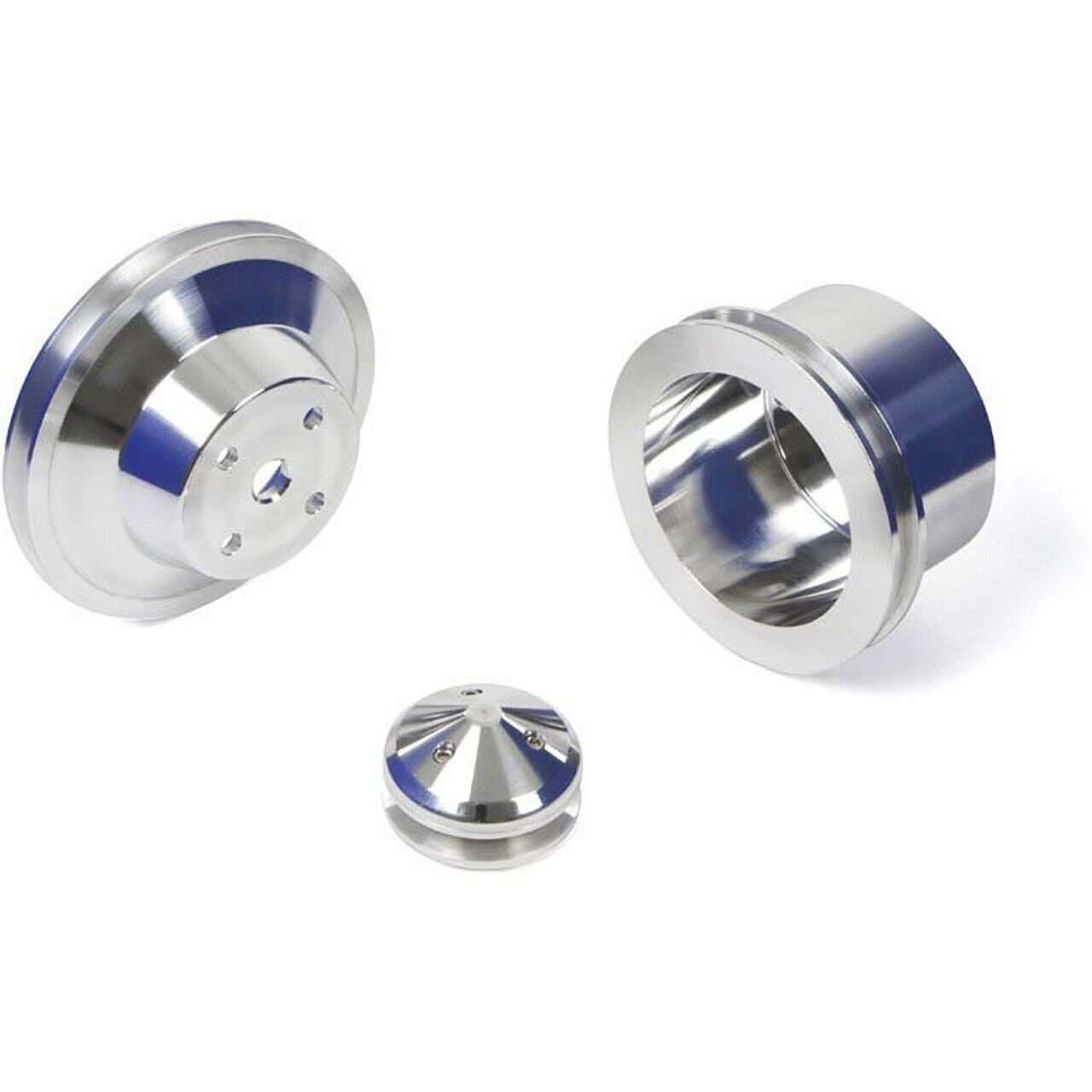 Chev 396 427 454 CVF Racing Billet Pulley Kit Long Water Pump # BBCL1KIT