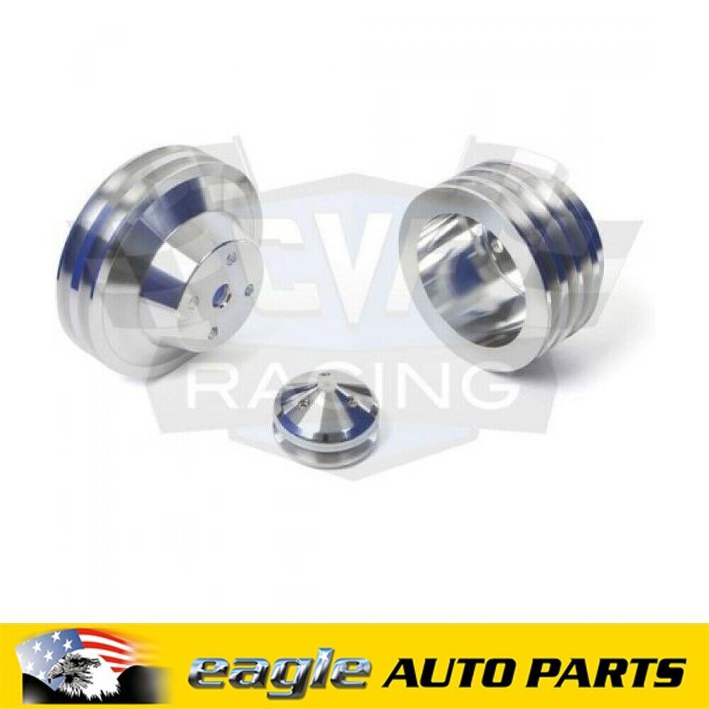 Chev 396 427 454 CVF Racing Billet Pulley Kit Long Water Pump # BBCL23KIT-HF