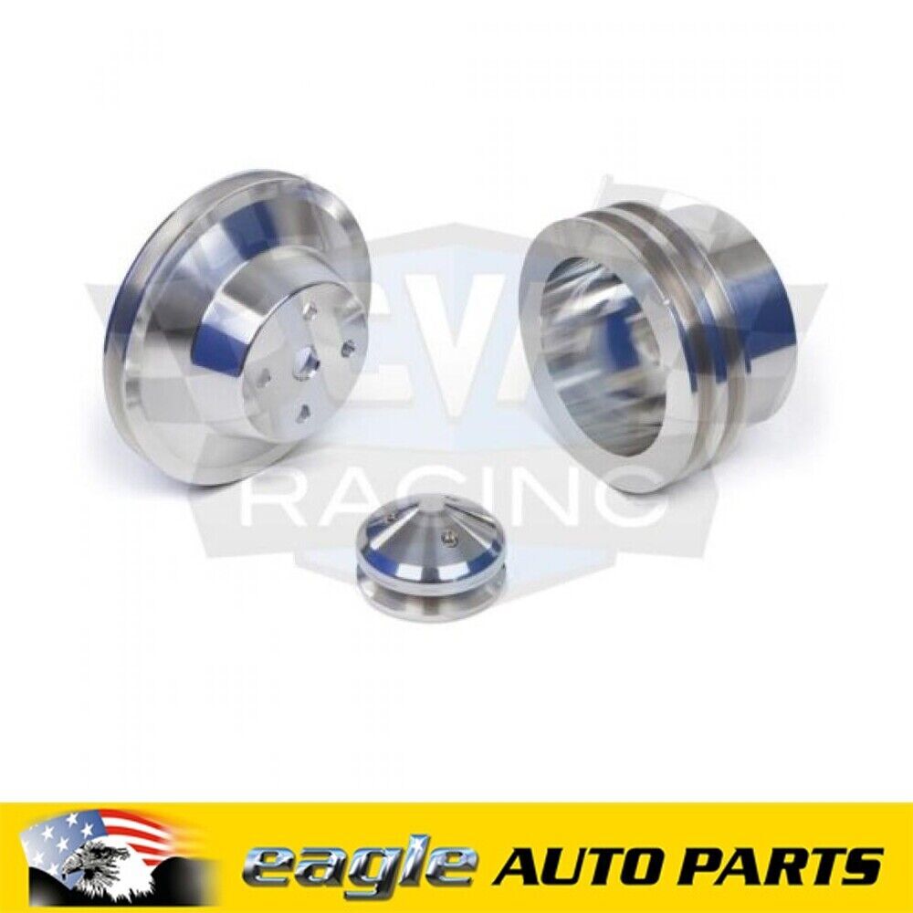 Chev 396 427 454 CVF Racing Billet Pulley Kit Long Water Pump # BBCL2KIT