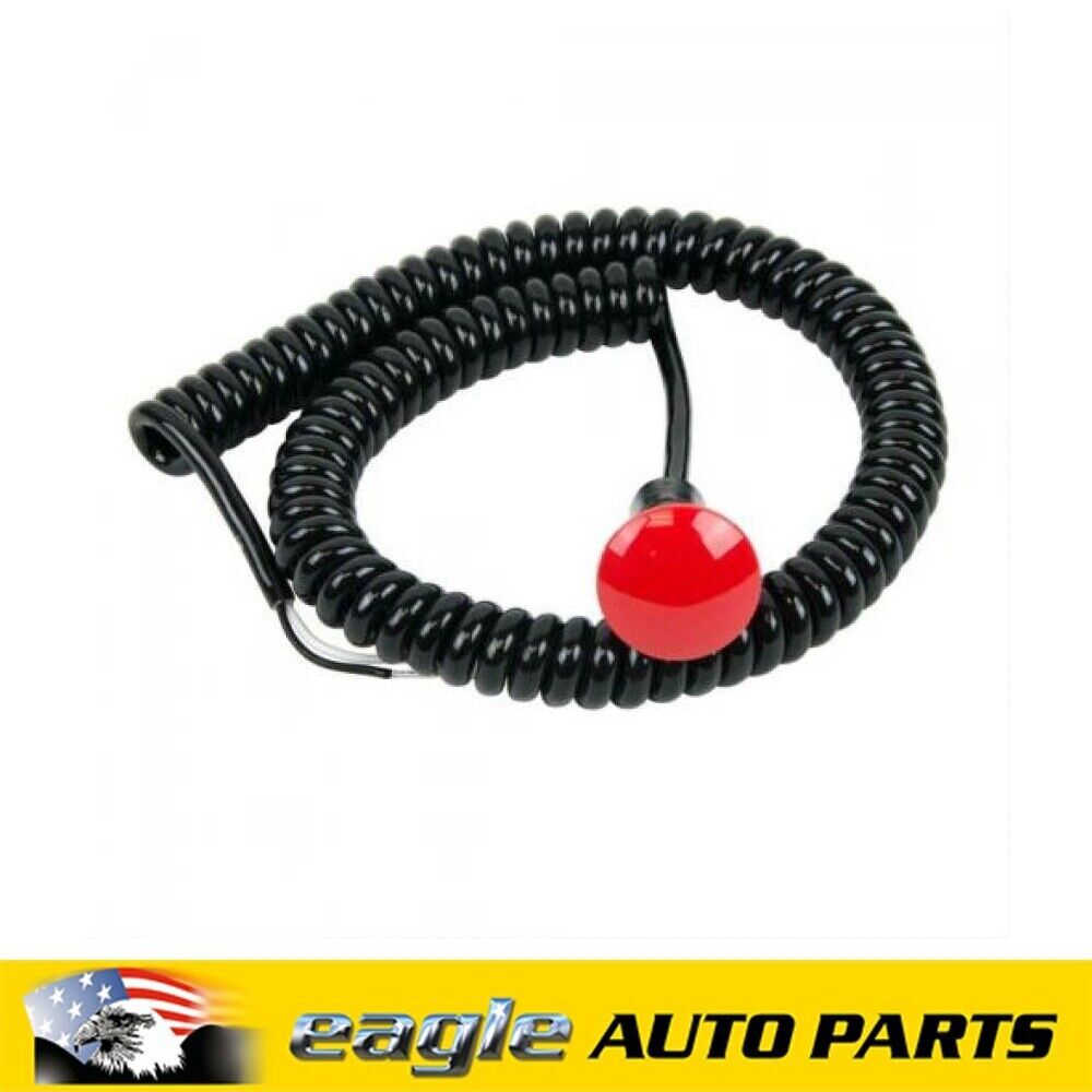 B&M Performance Large Launch Remote Button Switch, Red # BM46013