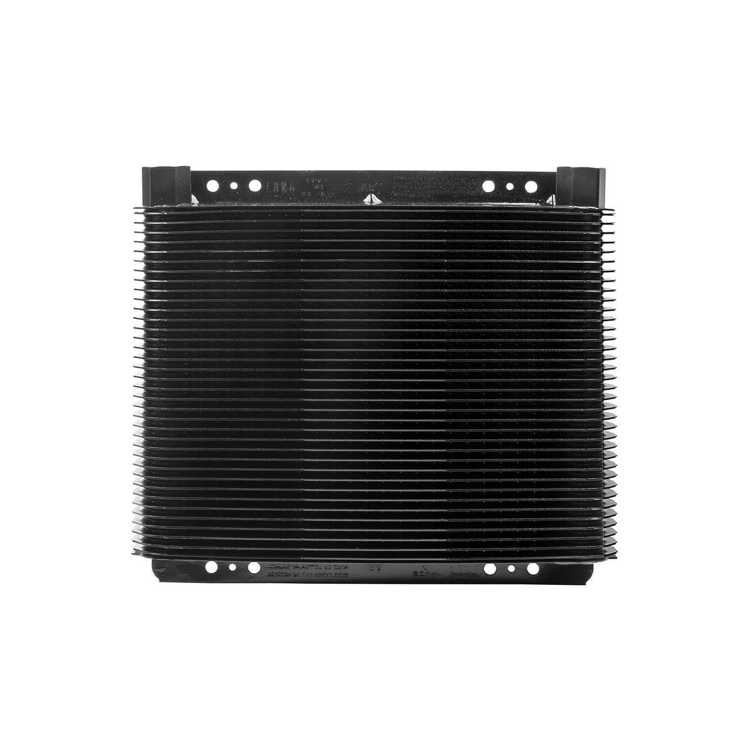 B&M Black 11" x 8" Aluminum Transmission Super Cooler Oil Cooler # BM70266