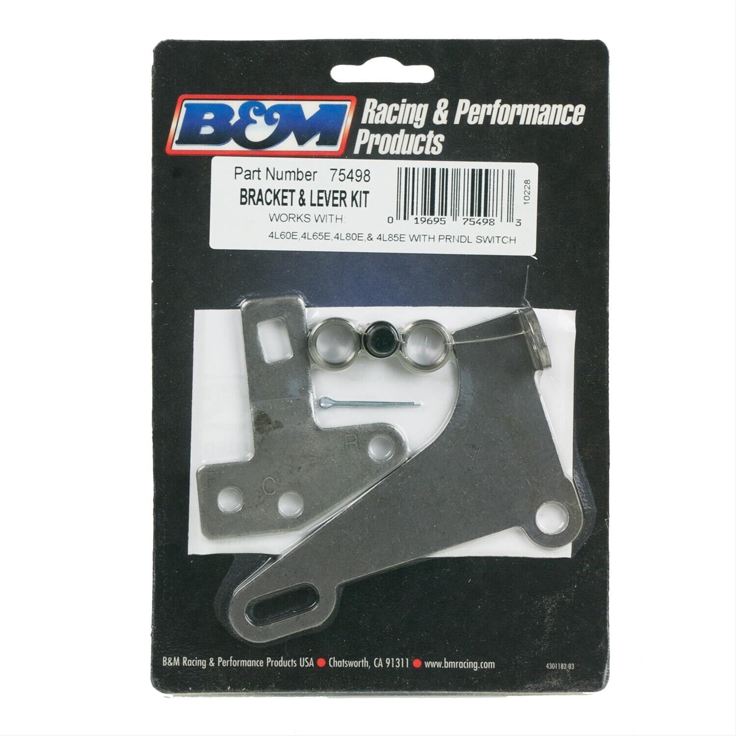 B&M Transmission Brackets & Lever Chev 4L60E 4L85E # BM75498