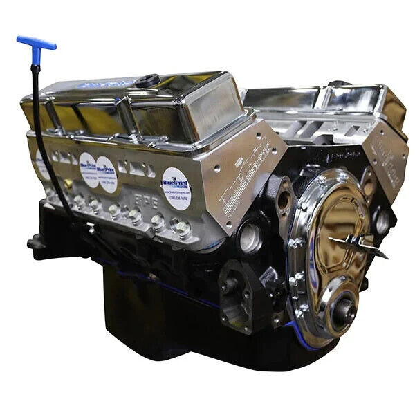 BluePrint Engines Chev 350 Long Block Engine Aluminum Heads 390hp # BP3505CT
