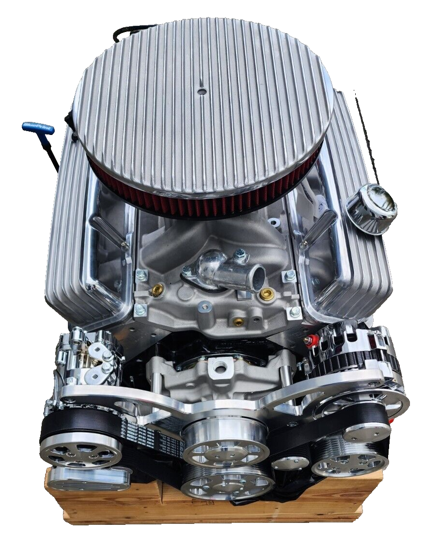 BluePrint Engines Chev 400 Stroker Crate Engine 508HP Serpentine Kit BP4002CTCKV