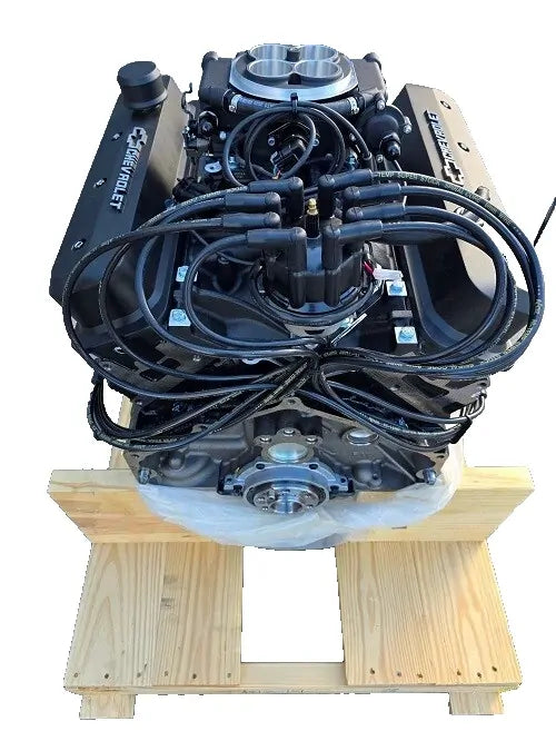 CHEV 350 330HP GM VORTEC 4 BOLT ENGINE WITH SNIPER # CHEV-330-BLK-SNIPER
