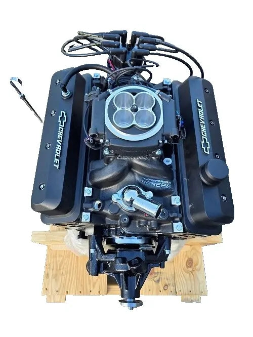 CHEV 350 330HP GM VORTEC 4 BOLT ENGINE WITH SNIPER # CHEV-330-BLK-SNIPER