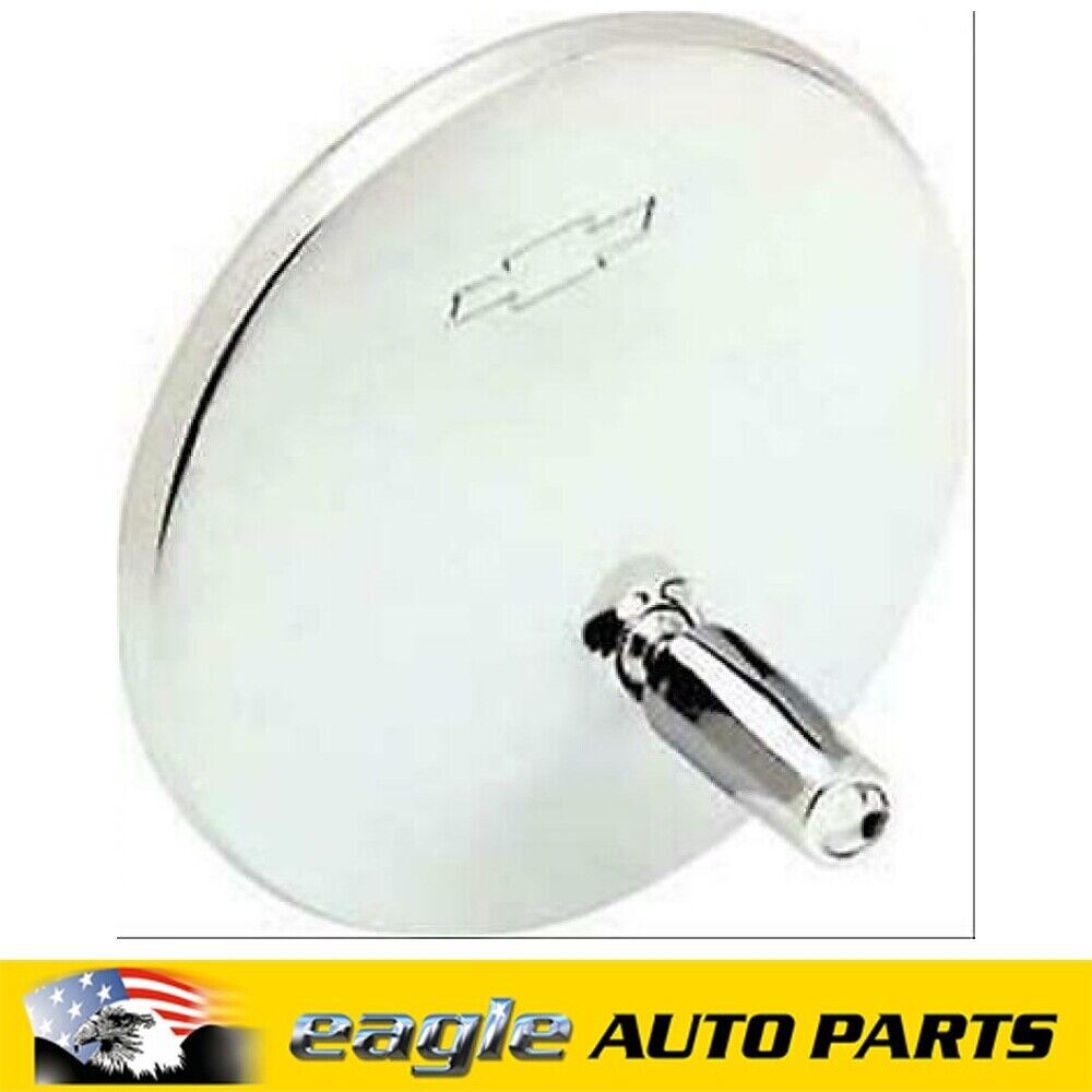 CHEV IMPALA 1968 OUTER MIRROR WITH BOW TIE LOGO (WITHOUT RIBBED BASE) # CM3005