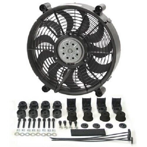 Derale Performance High Output Single RAD Fan Electric 12" # DER-16212