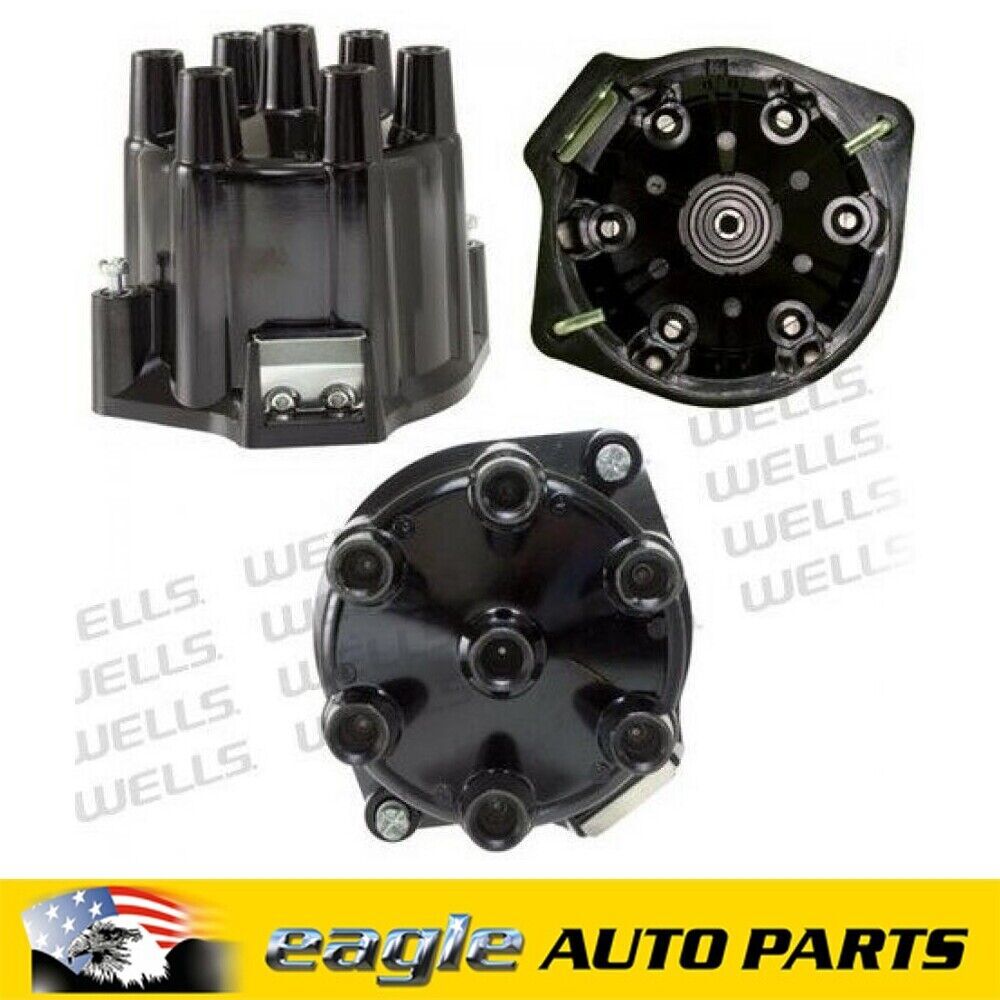 WELLS DELCO POINTS DISTRIBUTOR CAP 1962-1966 6CLY BUICK,JEEP,OLDSMOBILE # DR994