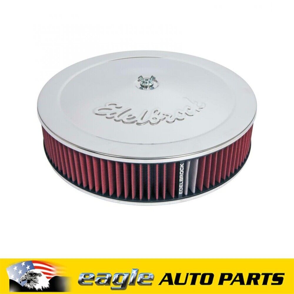 Edelbrock Pro-Flo Series Round Dropped Base 14" Diameter Air Cleaner # ED1206