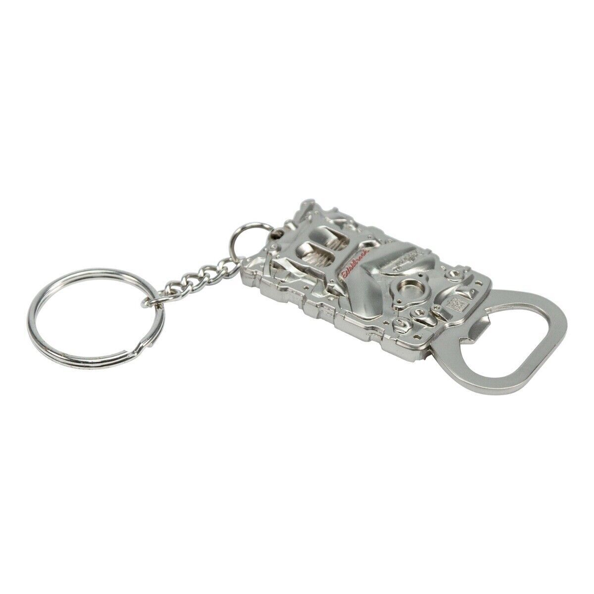 Edelbrock Manifold Bottle Opener Keychain