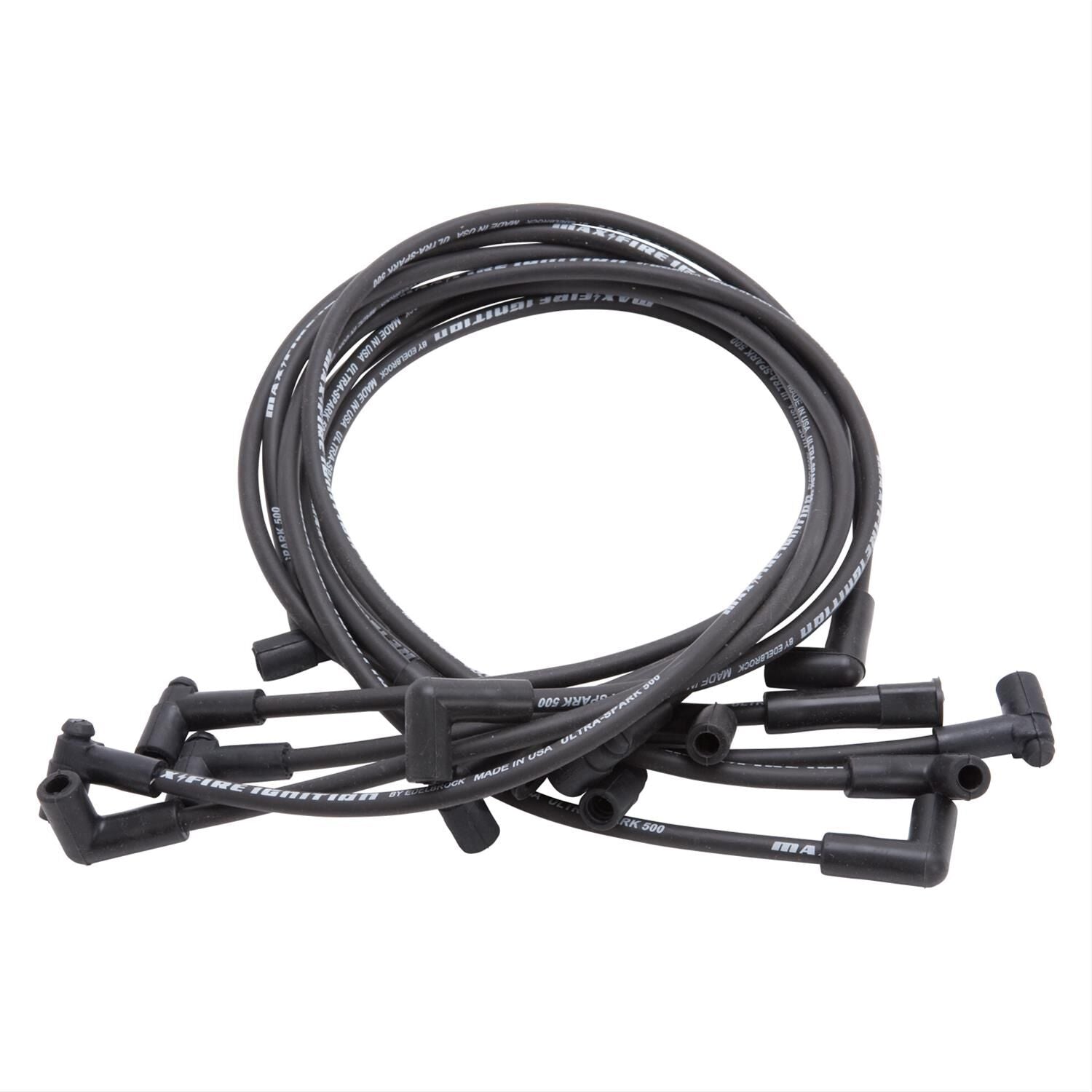 Chev 350 SBC Edelbrock Max-Fire Ultra-Spark 500 Spark Plug Leads # ED22703