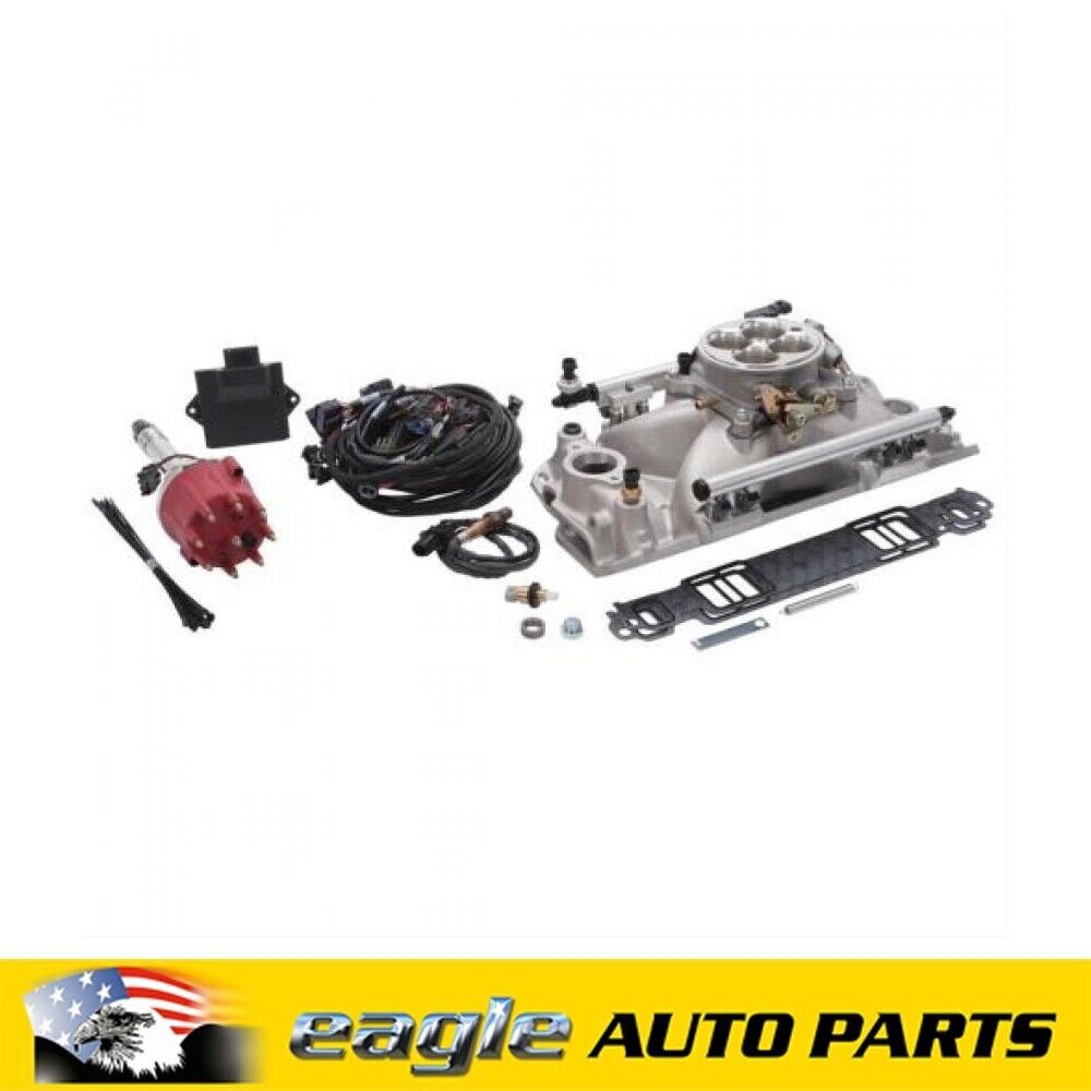 Chev 350 Early Engine Edelbrock Pro-Flo 4 EFI 4150 Injection Kit 450hp # ED35760