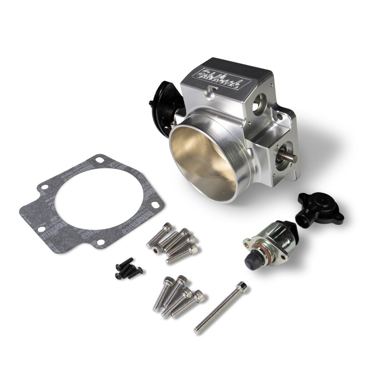 Edelbrock Chev Victor LS Series 90mm Throttle Body Satin # ED3970