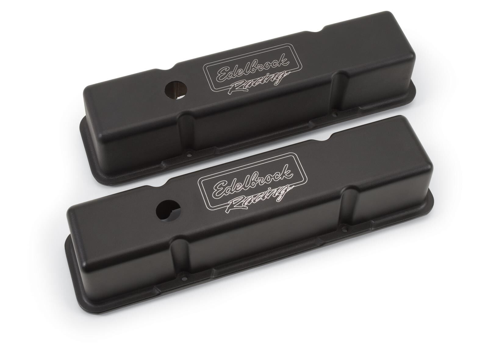 Chev 350 SBC Edelbrock Victor Series Valve Covers # ED41733