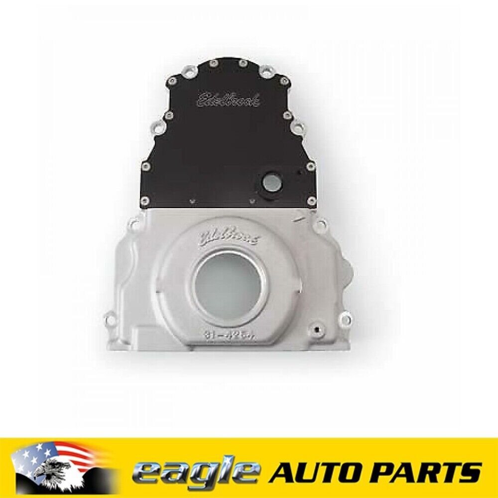 Edelbrock Aluminum 2pce Timing Cover Chev Holden LS2 6.0L Engines # ED4255