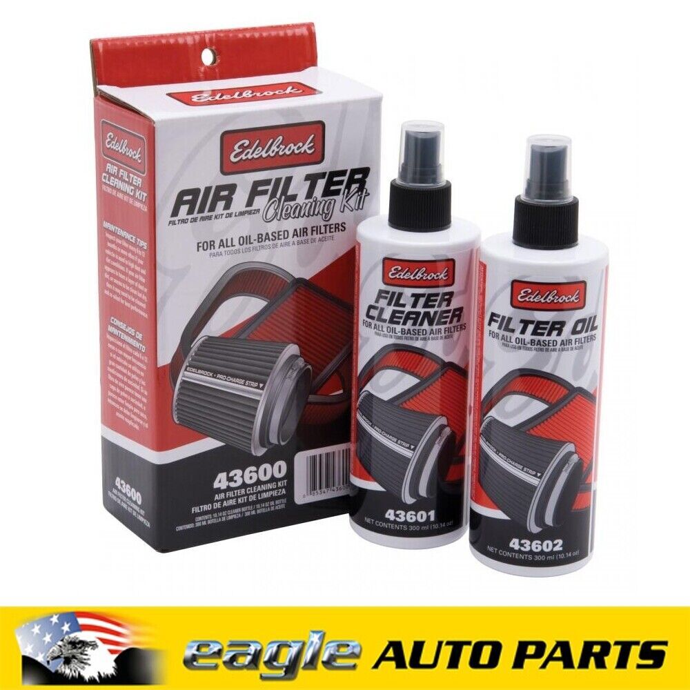 Edelbrock Air Cleaner Element Pro Charge Cleaning & Oiling Kit   # ED43600