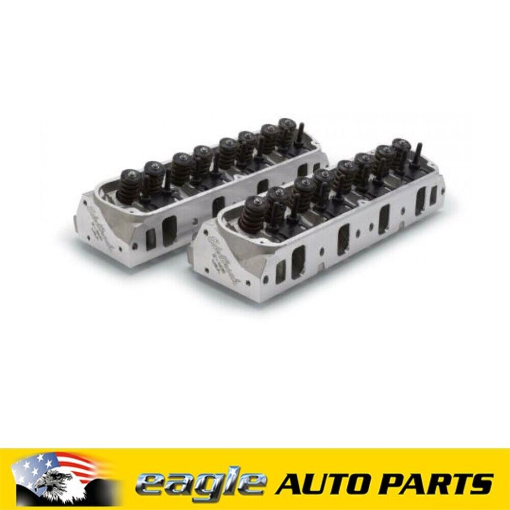 Edelbrock Cylinder Head Pair fits Ford SBF Windsor 289 302 351 V8 # ED5028