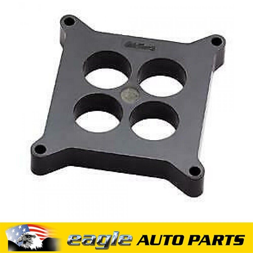 EDELBROCK 4150 1" Phenolic Carburetor Spacer Square-bore 4 hole + studs # ED8711