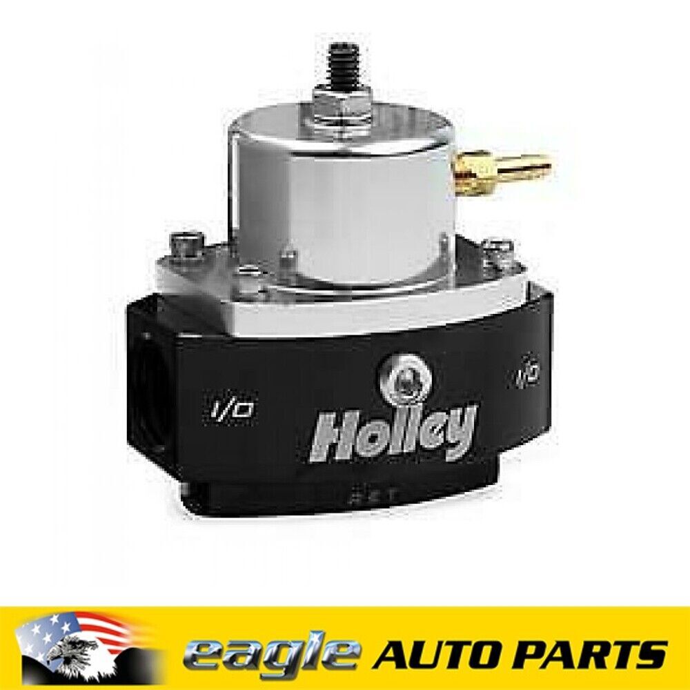 Holley Billet 2 Port Adjustable Fuel By-Pass Pressure Reg 4 - 65psi # HO12-879