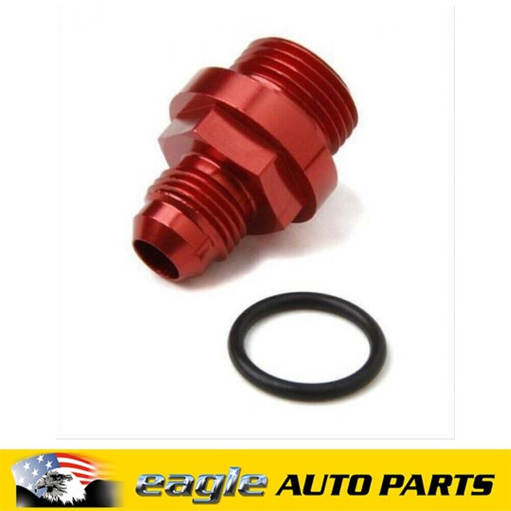 Holley Fuel Bowl Fittings -  Fits Straight, Male -6 AN to Male 8AN  # HO26-142-2