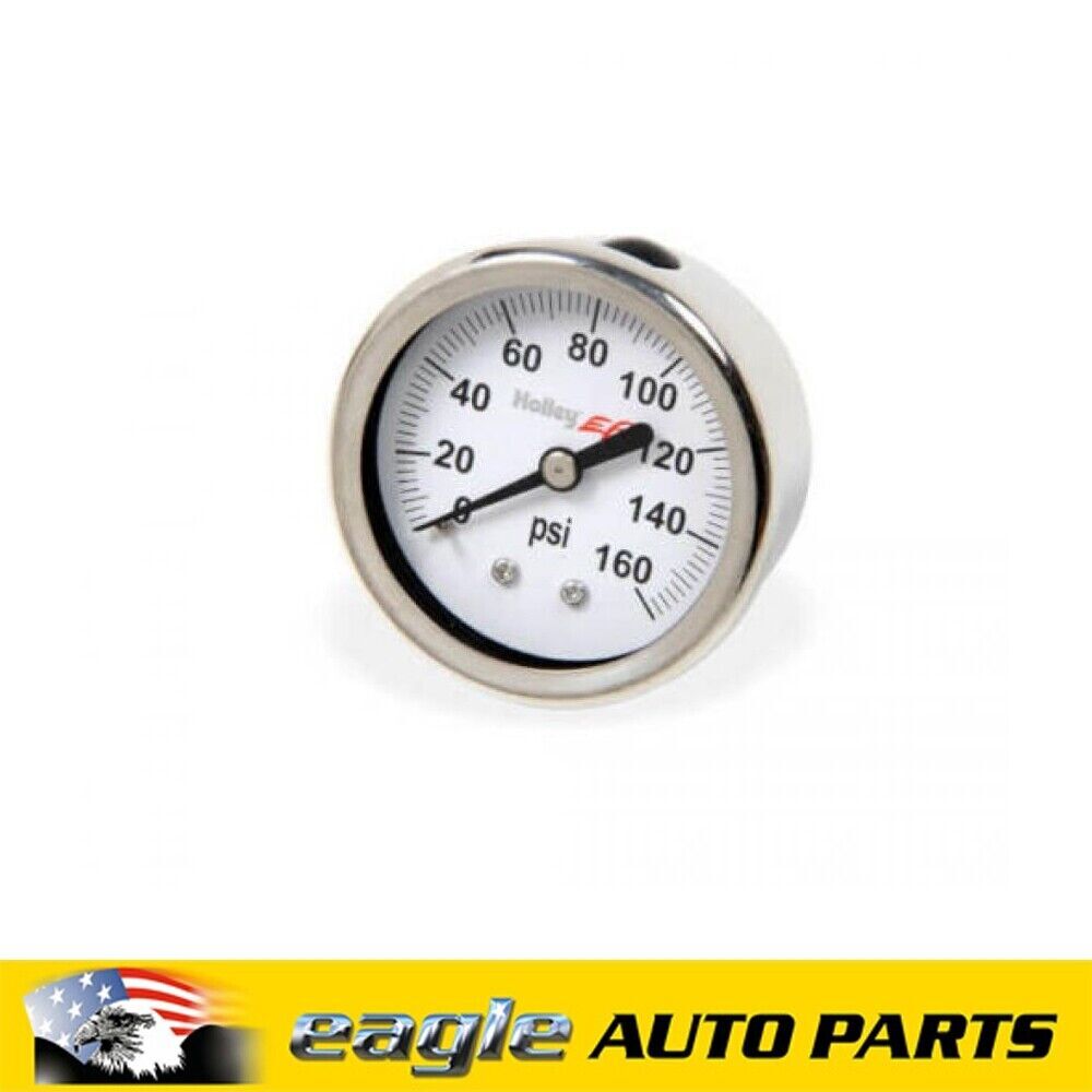 Holley EFI Fuel Pressure Gauge 0 - 160 psi, 2 in Dia # HO26-506