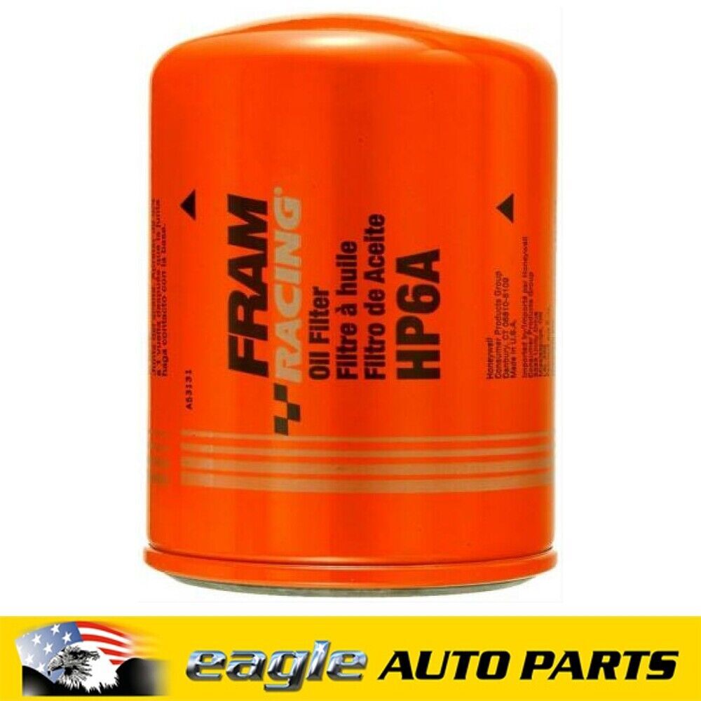 Fram Race HP Series Oil Filter Nascar Style 1 1/2 in.-12 UNF-2B Thread # HP6A