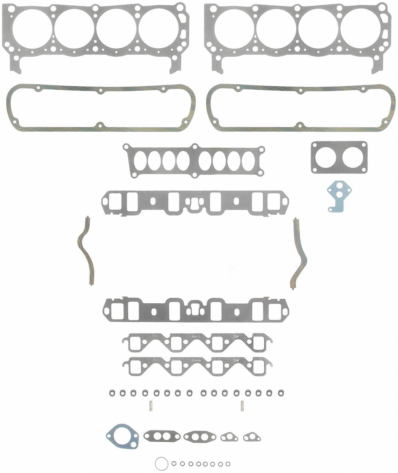 Ford 302 351 Windsor Fel-Pro Head Gasket Set # HS8548PT9