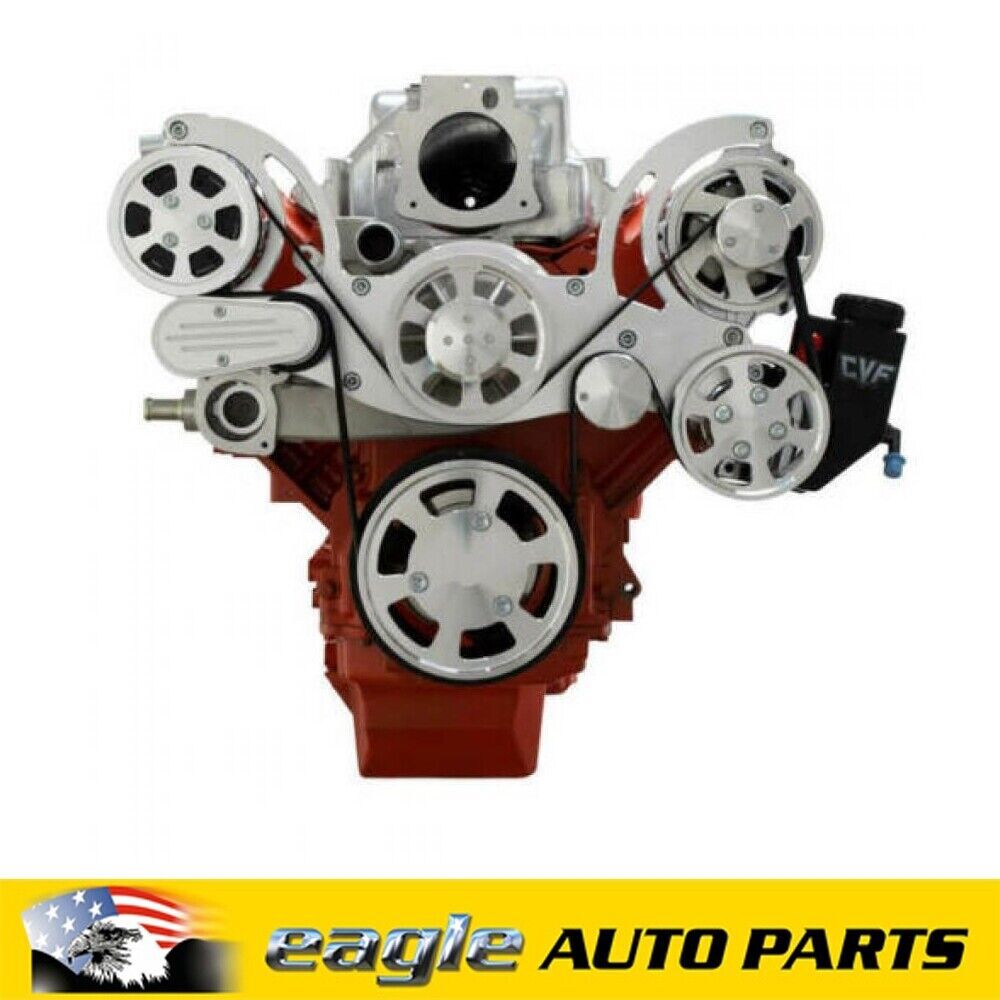 Chev Holden LS1 LS2 LS3 LSX A/C, P/S & ALT Serp Wraptor Kit # LSX-WRAPTOR-AC-COR