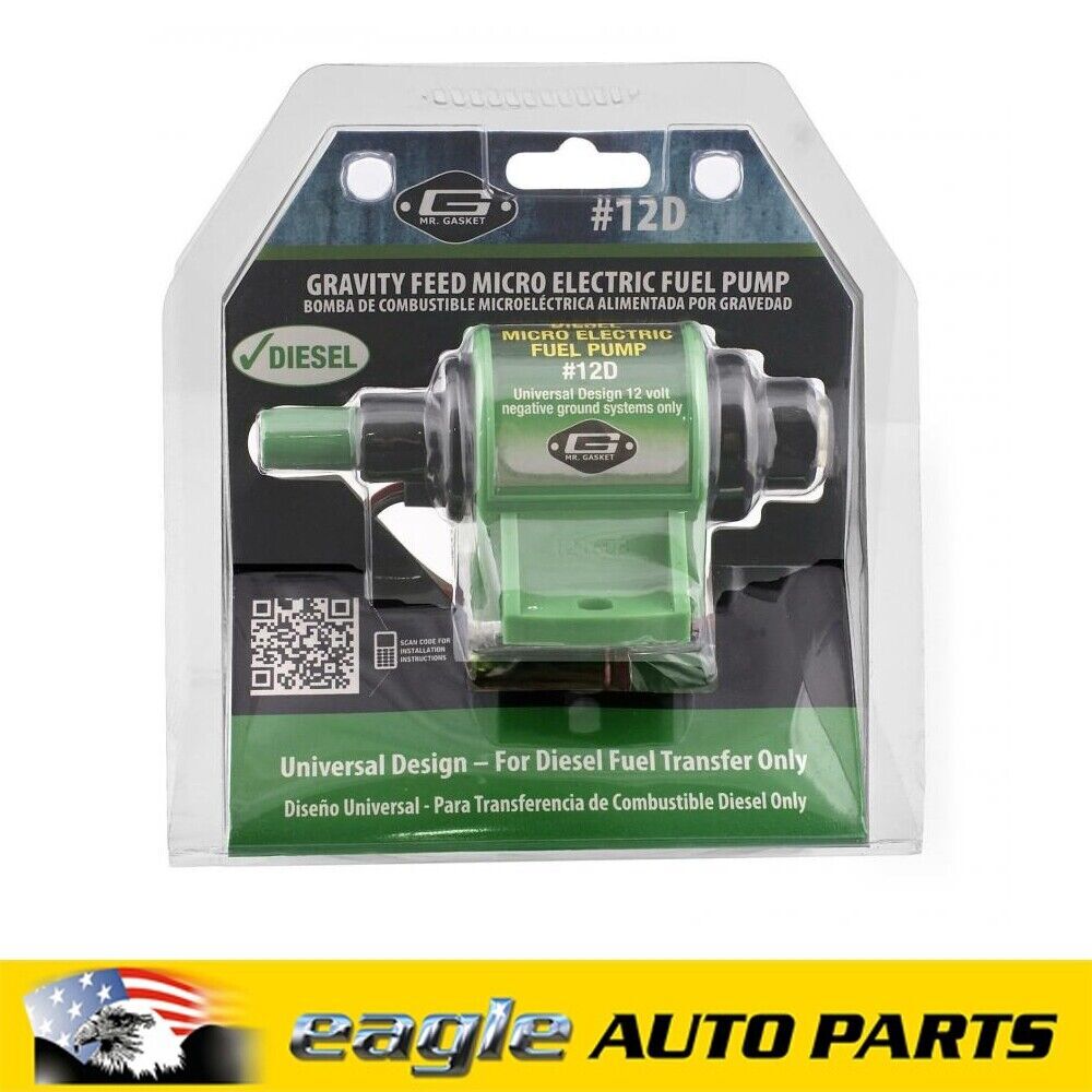 Mr. Gasket Micro Diesel Electronic Fuel Pump # MG12D