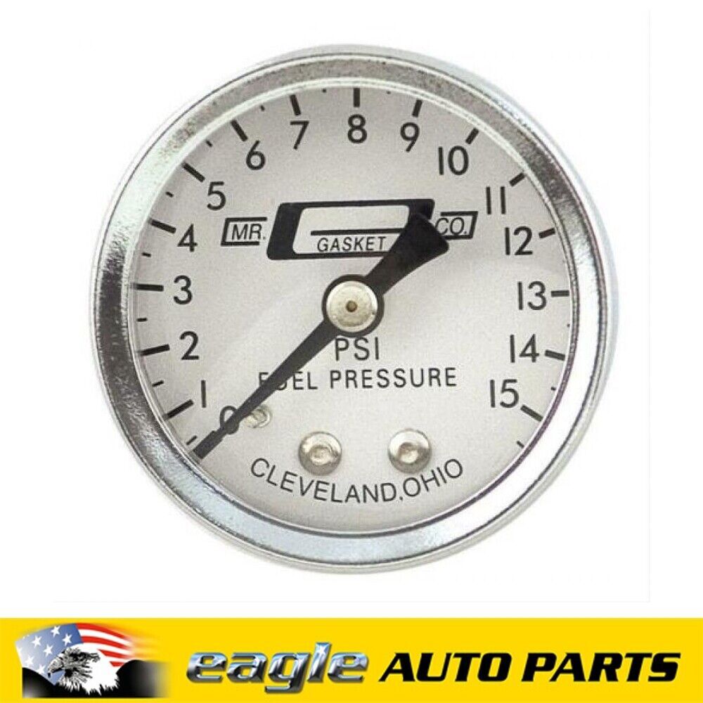 Mr. Gasket Analog Fuel Pressure Gauge 0-15psi # MG1561