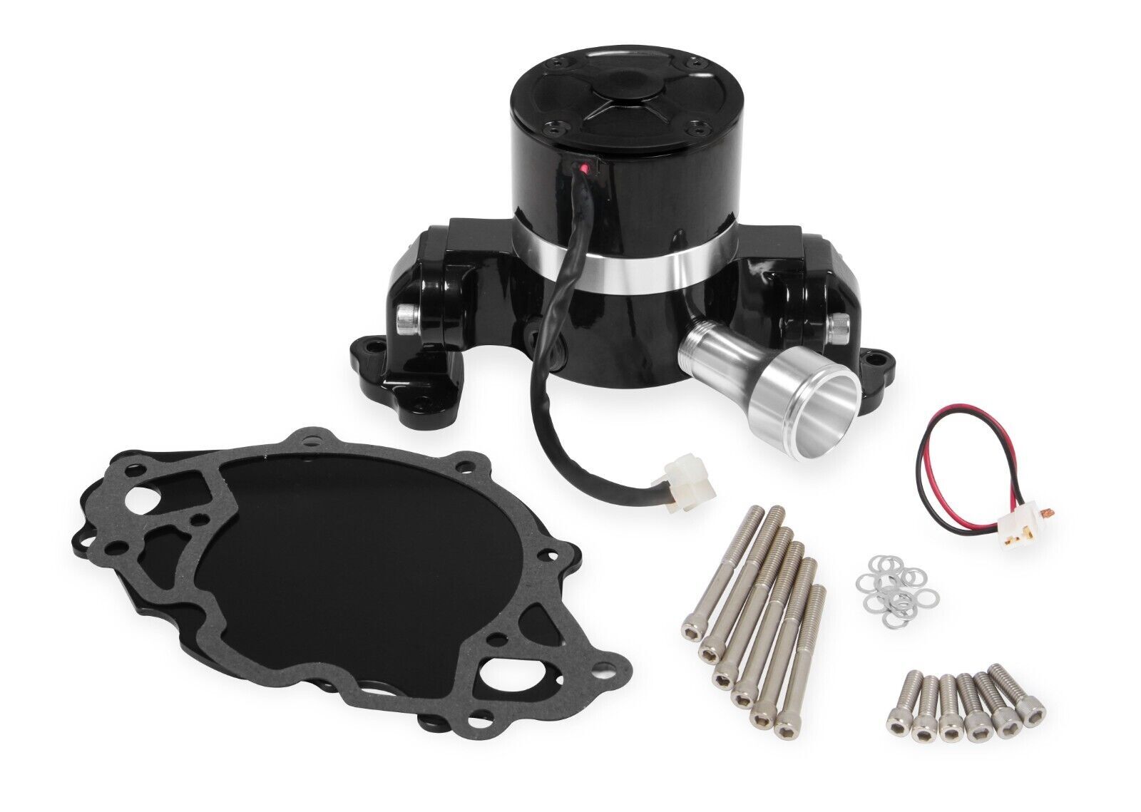 FORD 289 302 351 WINDSOR MR. GASKET ELECTRIC WATER PUMP 35GPM BLACK # MG7024BG