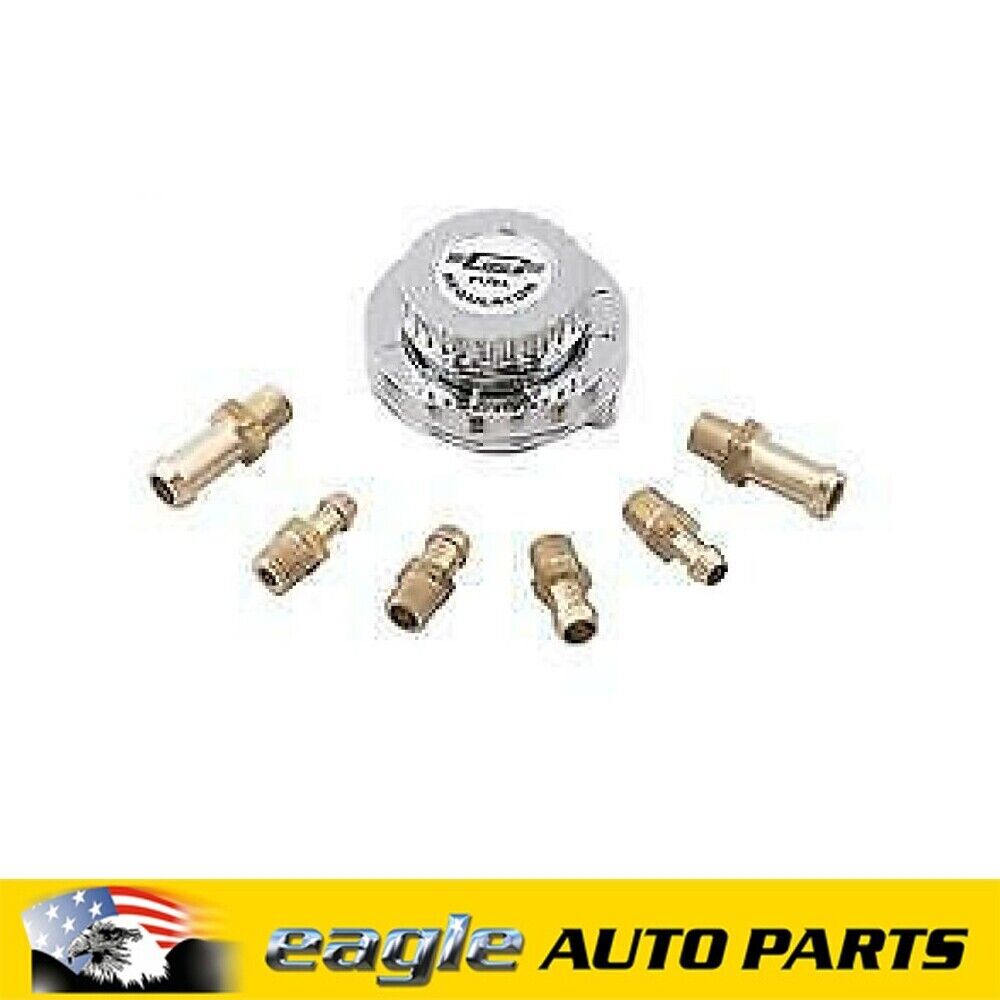 Mr. Gasket Battery Fuel Pressure Regulator, Chrome Plated, 1-6 psi # MG9710