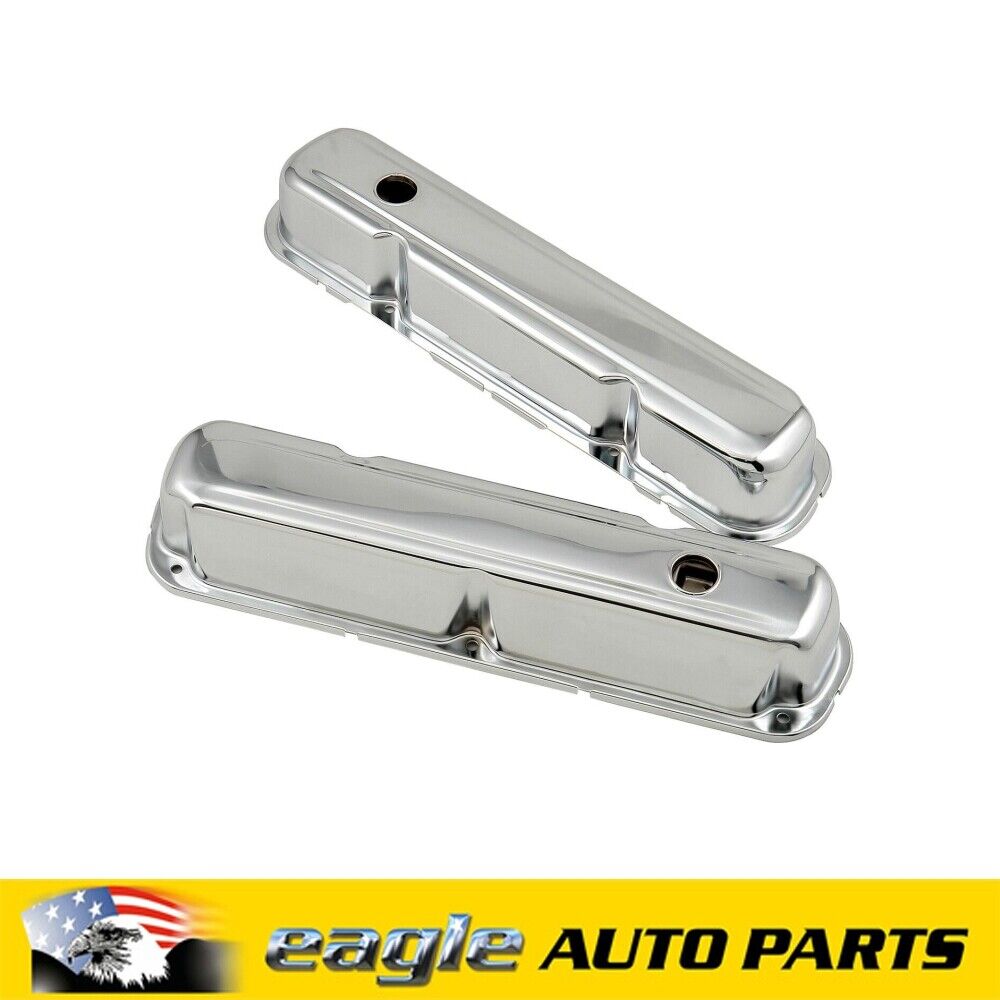 Chrysler Mopar 273 318 340 360 Mr. Gasket Chrome Rocker Covers # MG9806