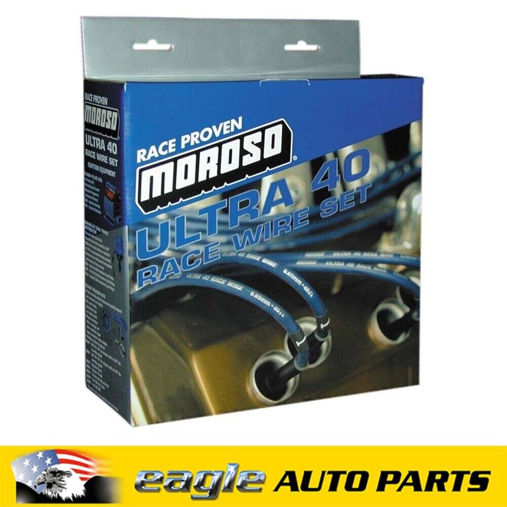 Moroso Blue Max Spiral Core Spark Plug Leads Set Universal V8 # MOR73226