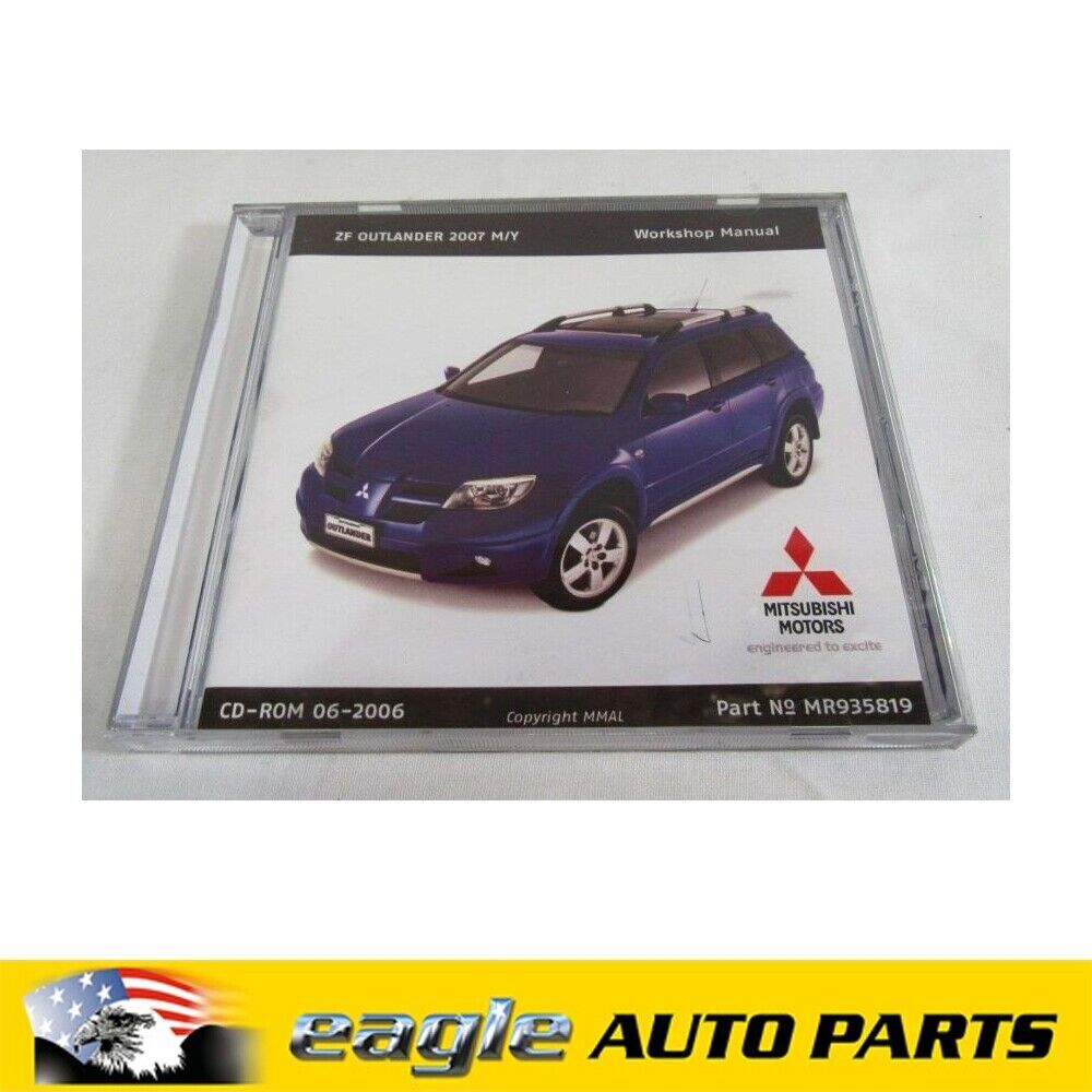 MITSUBISHI ZF OUTLANDER WORKSHOP MANUAL ON CD # MR935819