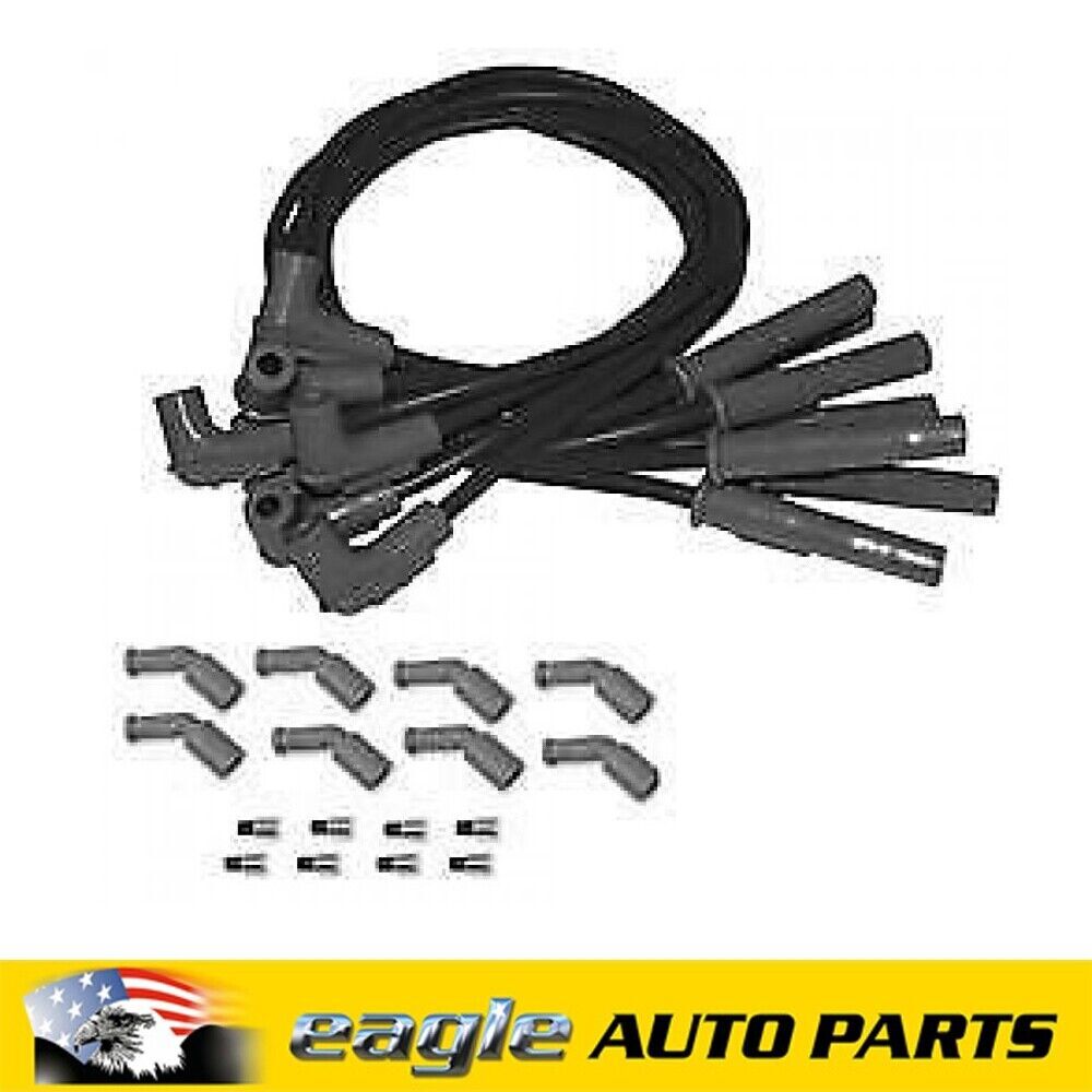 MSD 8.5mm Spark Plug Leads Super Conductor, Spiral Core, Black GM # MSD32073