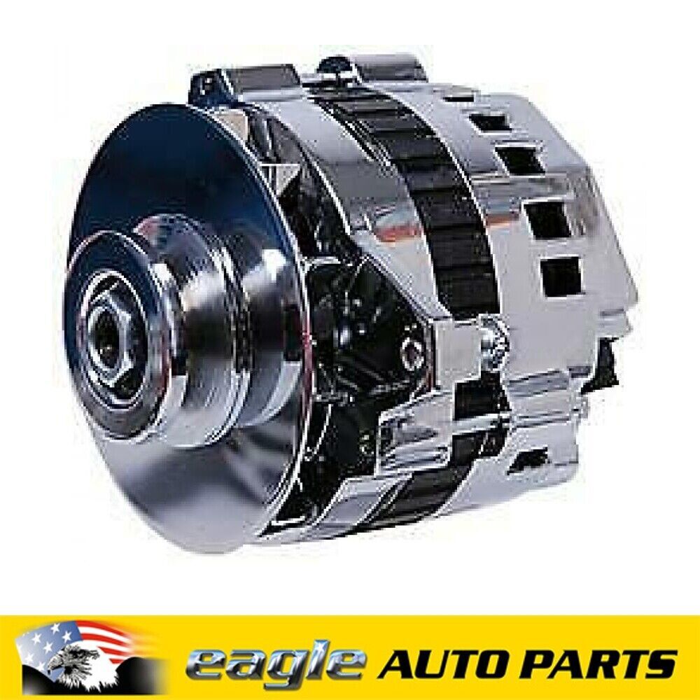 Chev MSD Dynaforce Alternator 160amp Chrome # MSD5362