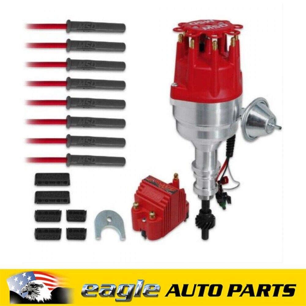 Ford 302 351 Cleveland Early MSD Ford Crate Engine Ignition Kit # MSD84747